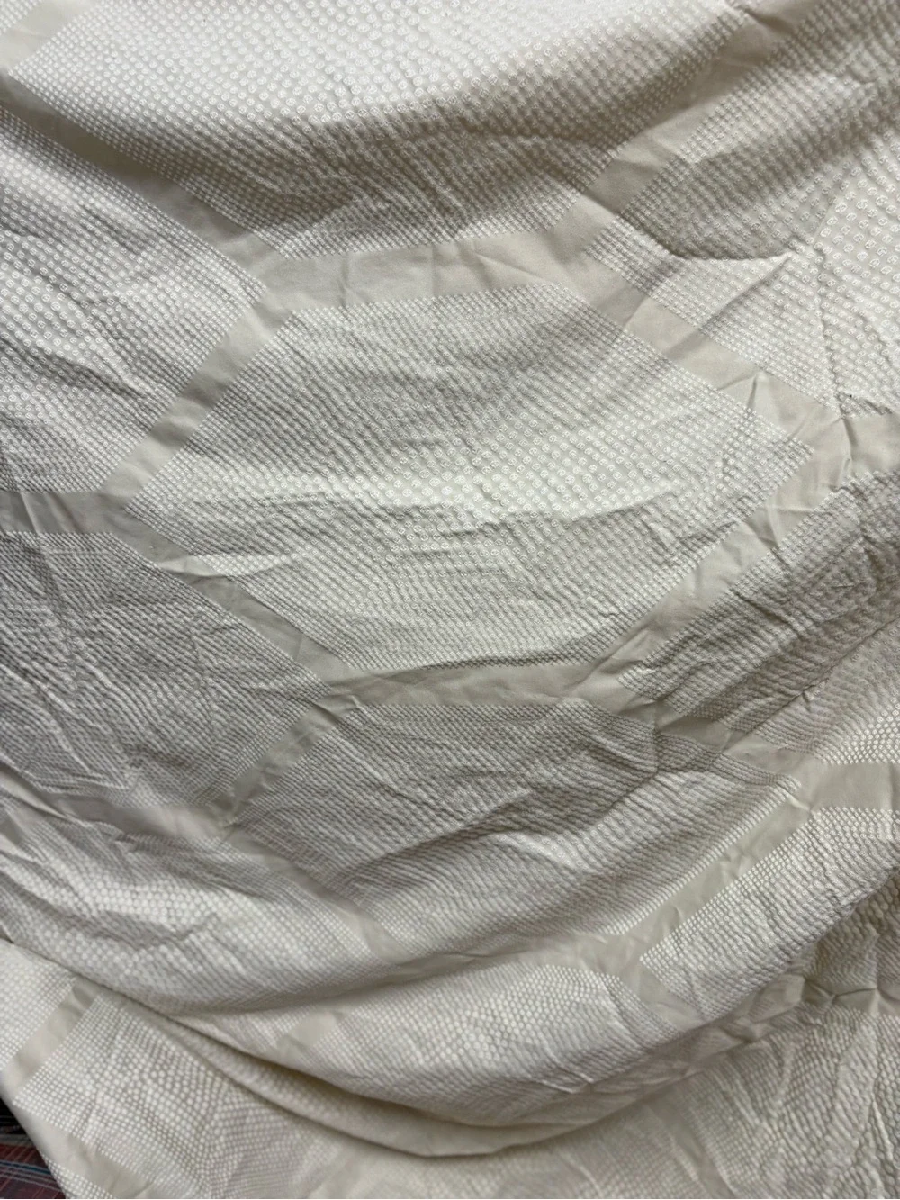 Neutral Textured Duvet Cover - Cream Made in India Luxury Hotel